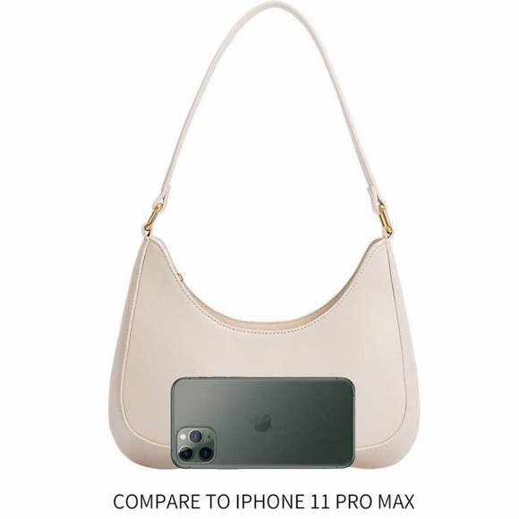 Yvonne Shoulder Bag | Beige | Melie Bianco - Picture 5 of 11